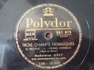 MADELEINE GREY RAVEL 78RPM POLYDOR 5582 FRANCE