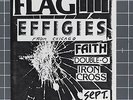 Black Flag / Effigies / Faith / Double I / Iron Cross gig poster kbd punk soa