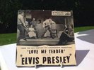 Elvis Presley 'LOVE ME TENDER' HMV 7EG 8199 45 EP His Mater's Voice