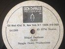 RARE ACETATE Boogie Down Productions-ILLEGAL BUSINESS/YA SLIPPIN INSTR. 12