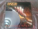 RAZOR - Malicious Intent LP RARE Violent Force Destructor Voivod Piledriver