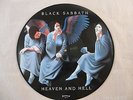 BLACK SABBATH HEAVEN AND HELL 1980 RARE ITALY PICTURE DISC LP