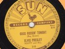 SUN 210 Elvis Presley GOOD ROCKIN' TONIGHT/SUN DON'T SHINE  1954 original clean