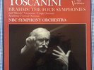 ARTURO TOSCANINI  Brahms Four Symphonies  ORIG RCA VIC 6400 US-1960s 4-LPs NM