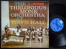THELONIOUS MONK At Town Hall LP RIVERSIDE RLP 12-300 US 1959 DG MONO Donald Byrd