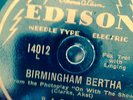HOT DANCE- Thin Edison 14012  BA ROLFE Orch Birmingham Berta/Am I Blue E-