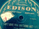 HOT DANCE- Thin Edison 11018 BA ROLFE Orch I Cant Give You ANything But Luv