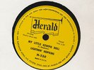Lightnin' Hopkins Herald 520 V++ Blues 78 Lightnin Don't Feel Well b/w My Little