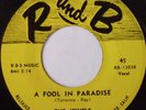 THE JEWELS: A FOOL IN PARADISE rare R and B doo wop 45