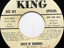 ROY BROWN 45 Queen of Diamonds KING Classic R&B White Label PROMO #T486