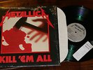 Metallica Kill em All in Shrink Original 1983 W/SALES RECEIPT 12