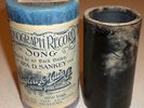 Gramophone Phonograph Wax Cylinder Record Columbia Records Rock of Ages Antique