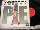 WARRANT-CHERRY PIE-1990 COLUMBIA RECORDS EXCELLENT WITH ORIG LYRIC INNER SLEEVE