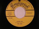 The Ivies 45 COME ON bw SUNSHINE    Brunswick VG+ r+b voc.group