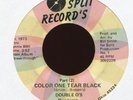 DOUBLE O'S DEMINGO'S Color One Tear Black Split 70's Soul Funk 45 DEMINGOS Hear
