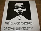 BLACK CHORUS of BROWN UNIVERSITY, Brother Ahh 1973 rare PRIVATE LP VG++ gospel