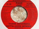 rare 70s soul funk 45 Page One on Norfolk Int'l M-