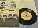 BEATLES FLEXI FAN CLUB CHRISTMAS 1964 CON NEWSLETTER DI AUGURI DI BUON NATALE