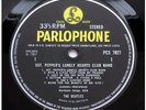 The Beatles - Sgt Pepper's.. - UK 1967 1st Press *STEREO* Press Parlophone LP