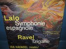 SUPRAPHON 50 615 *IDA HAENDEL* PLAYS *LALO: SYMPHONIE ESPAGNOLE *RAVEL: TZIGANE*