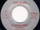 MODERN SOUL DISCO MS VICTORIA BARNES Never too late AIM LISTEN