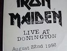 Iron Maiden - Live At Donington - August 22nd 1992 DON 1 UK 3LP 1st Press Vinyl