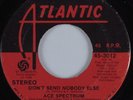 70s Soul 45 ACE SPECTRUM Don't Send Nobody Else ATLANTIC HEAR