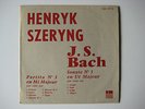 Henryk Szeryng Bach Partita no.3 Sonate No.3  Odeon XOC 127 Mono