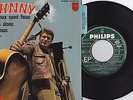 EP 45T  JOHNNY HALLYDAY   AVEC LANGUETTE  PHILIPS 437099  QUASI NEUF
