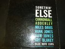 CANNONBALL ADDERLEY Somethin' Else BLUE NOTE 1595 ORG MONO DG EAR NO 