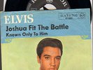 Elvis Presley: Joshua fit the battle. 1966 German Pressing. Rare picture sleve