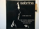 SABRINA : EP :  C'est pour toi (Lennon-McCartney)   + 3 chansons. - RARE 60's.