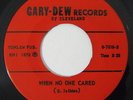 Rare Ohio Northern Soul 45 DEWEY JEFFRIES When No One Cared on Gary-Dew M-
