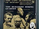 Mozart Last Quartets Budapest String Quartet Blk & Grey 6 Eye NM