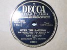 HTF JUDY GARLAND WIZARD OF OZ OVER THE RAINBOW & JITTERBUG DECCA 23961 10