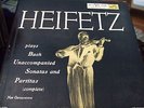 HEIFETZ : PLAYS BACH UNACCOMPANIED SONATAS AND PARTITAS COMPLETE 3LP BOX RCA LM