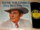 HANK WILLIAMS YELLOW MGM LP SING ME A BLUE SONG COUNTRY & WESTERN
