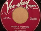 Doo Wop 45 THE SPANIELS Stormy Weather orig. '58 press on Vee Jay #290 EX HEAR