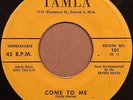 Motown R&B Soul 45 MARV JOHNSON Come to Me on early yellow Tamla #101 VG+ HEAR
