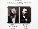 JULIUS KATCHEN & JOSEF SUK / Brahms Violin Sonata / London-Decca FFRR NB CS 6549
