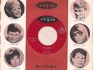 JOHNNY HALLYDAY FRANCOISE HARDY PETULA CLARK 45 T POCHETTE VOGUE JAPONAISE JAPON