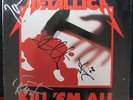 METALLICA - KILL 'EM ALL LP SIGNED COVER
