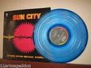 SUN CITY LP ARTISTS UNITED AGAINST APARTHEID COLOR BLUE 1986 COLOMBIA RARE