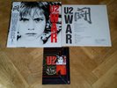 U2 War Rare 1983 Lp japan PROMOTIONAL BOOKLET cartoon-U2' insert and obi-strip