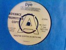 THE ONYX *YOU'VE GOTTA BE WITH ME* 1968 7'' PROMOTION COPY NM