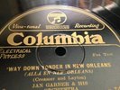 JAN GARBER 78rpm Way Down Yonder In New Orleans Why Im Happy COLUMBIA 1823D Mint