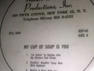 MY CUP OF SOUP IS YOU Pat Kirby & Bob Haymes 1964 PRIVATE 10