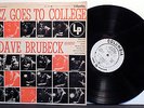 DAVE BRUBECK QUARTET Jazz Goes To College '54 Columbia 'Long Play' WLP 1st press