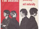 BEATLES Yesterday RARE Denmark 45 WAVE TOP SLEEVE unique danish ps Act Naturally
