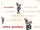 PHILIPS MINIGROOVE - HASKIL / GRUMIAUX - MOZART VIOLIN SONATAS K 454 / 526